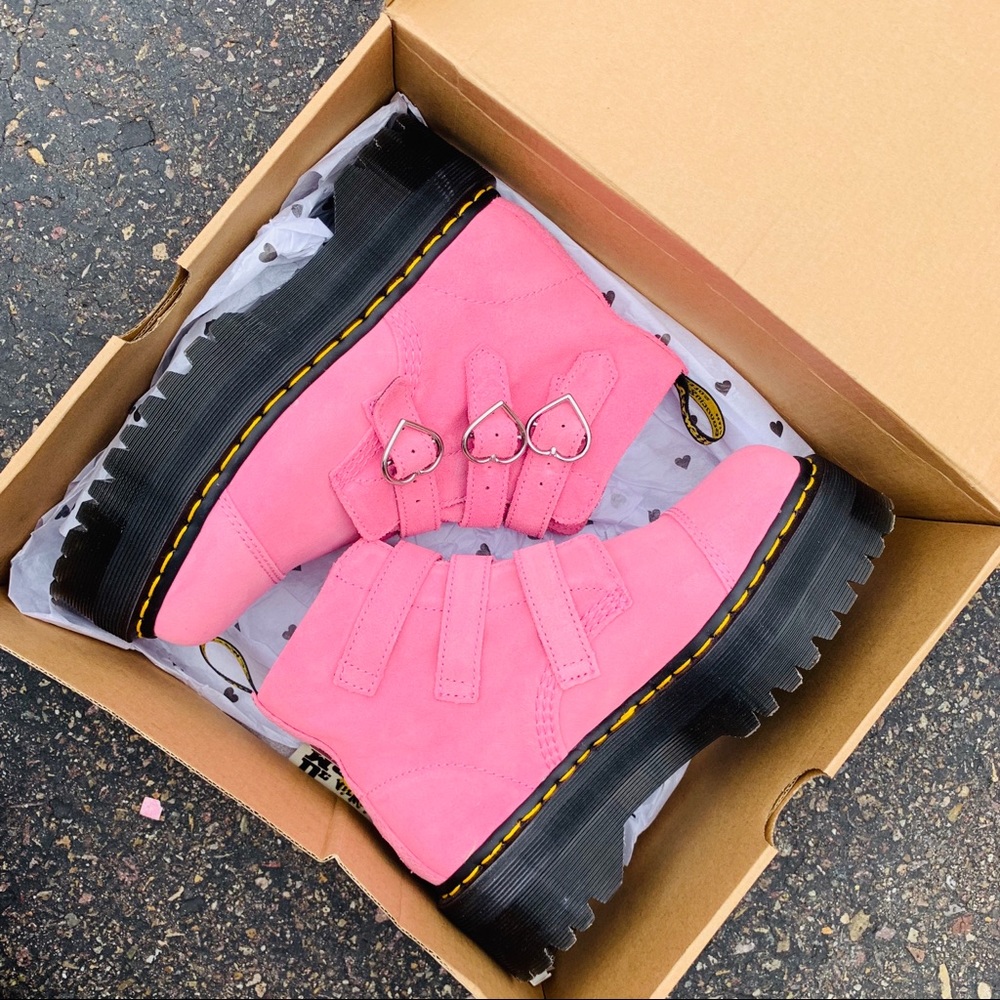Dr. Martens X Lazy Oaf Buckle Boot